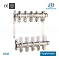 Stainless Steel Hydronic Heating Manifold Floor Heating Manifold
